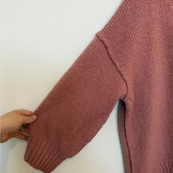 Free People oversized sweater, pink size medium/large - Picture 4 of 4